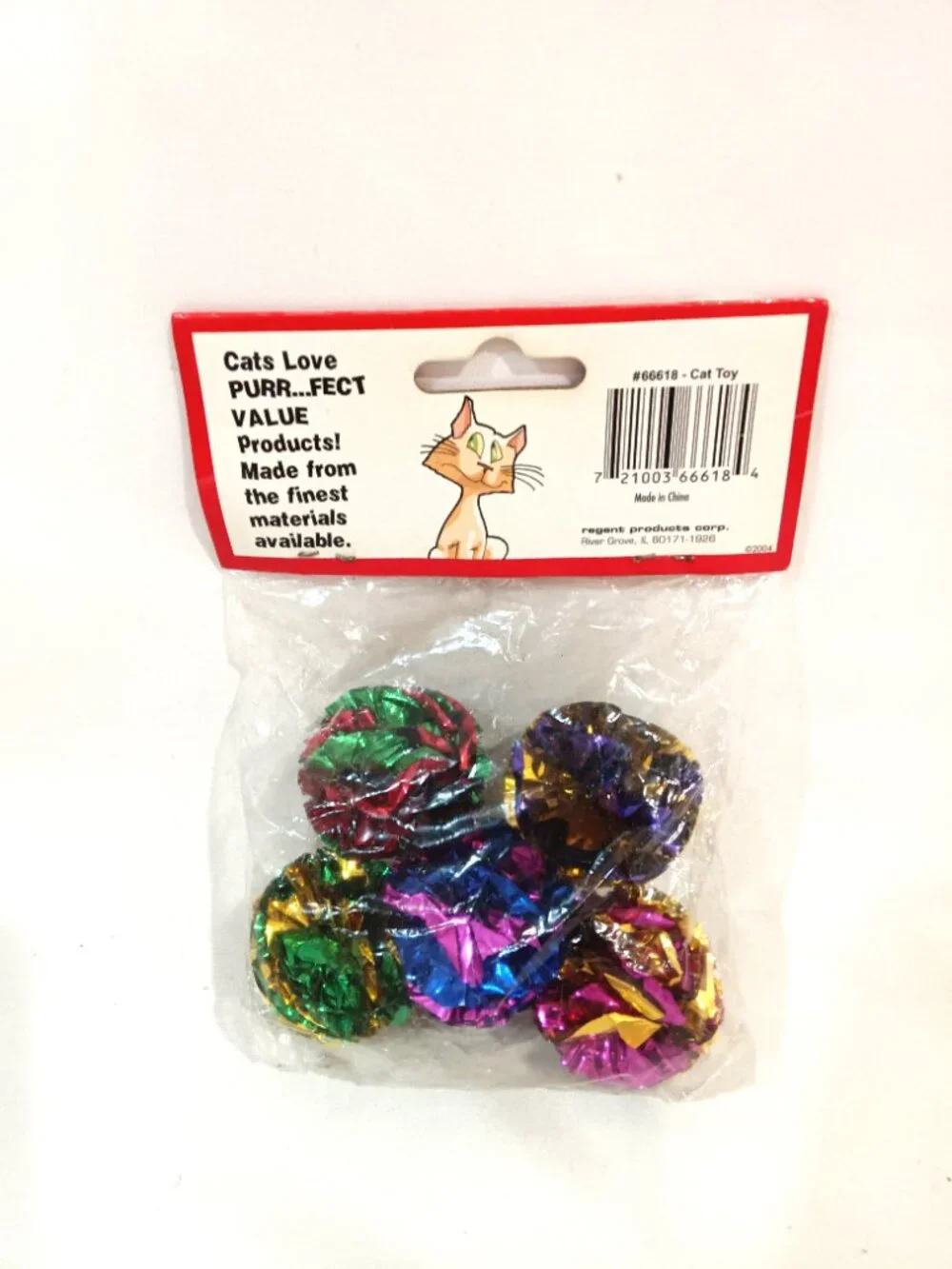 Kitty Play Toys 5 Colorfull Balls Pet Cat Toys